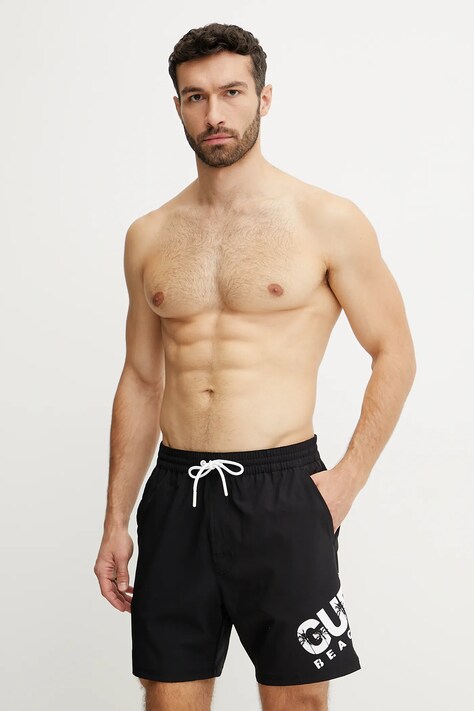 Guess pantaloni scurți de baie culoarea negru, F5GT27 WG2E2