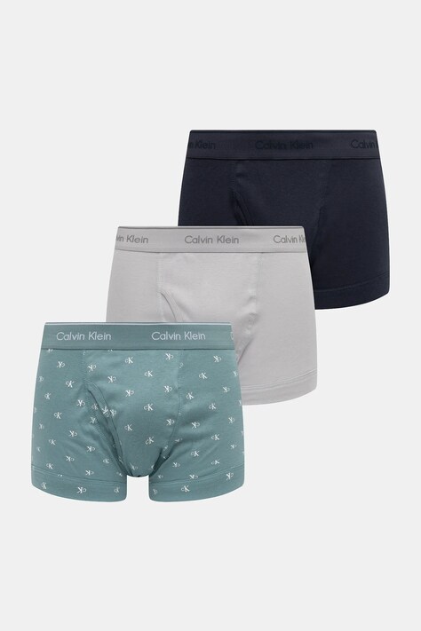 Βαμβακερό μποξεράκι Calvin Klein Underwear 3-pack χρώμα: κόκκινο, 000NB4002A