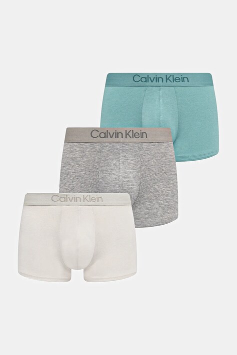 Boxerky Calvin Klein Underwear 3-pack tyrkysová barva, LV00NB4192