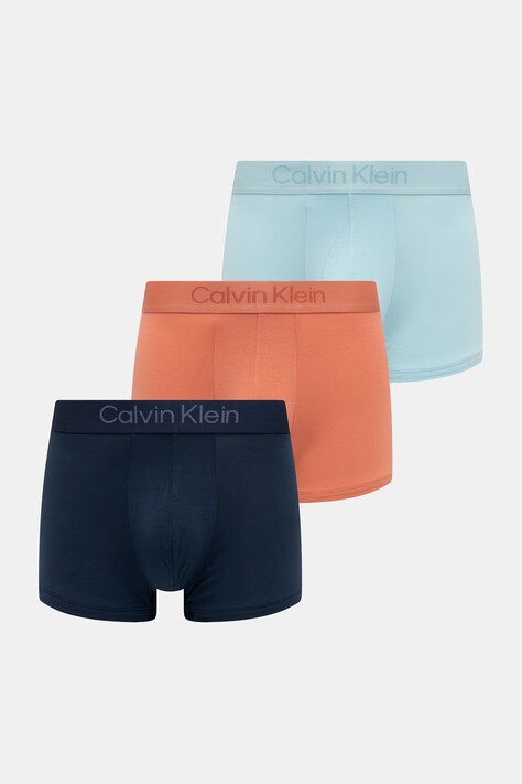 Calvin Klein Underwear boxerky pánske s modalom 3-pak oranžové LV00NB4192