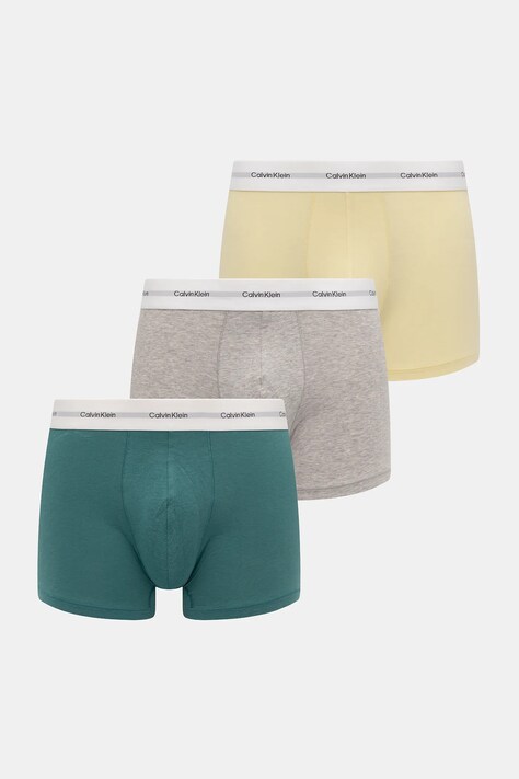 Boxerky Calvin Klein Underwear 3-pack pánské, zelená barva, LV00NB4264