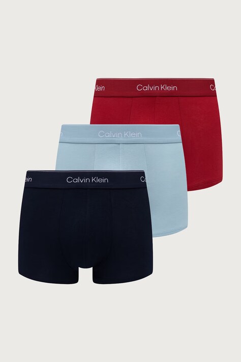 Calvin Klein Underwear Bokserki dopasowane męskie 3-pack granatowe LV00NB4389