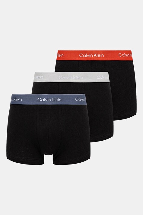 Calvin Klein Underwear boxeri de bumbac 3-pack culoarea negru, LV00NB4389