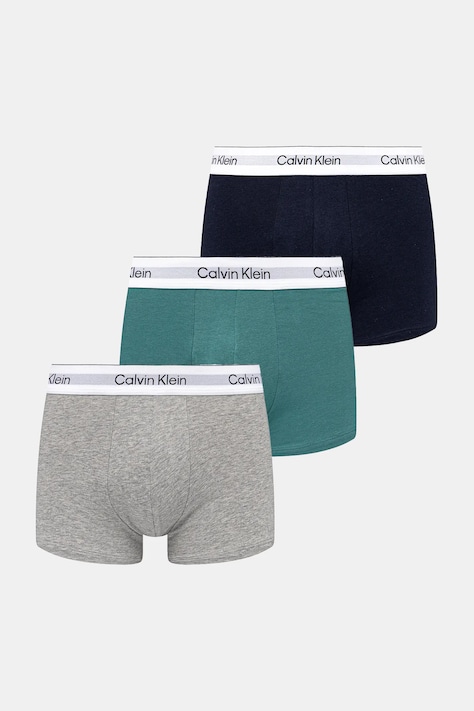 Calvin Klein Underwear boxeri 3-pack barbati, culoarea verde, LV00NB4392