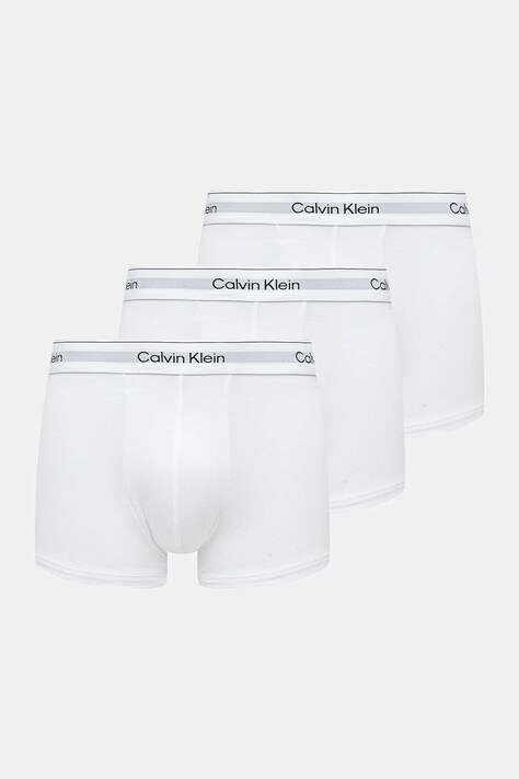 Boxerky Calvin Klein Underwear 3-pack pánské, bílá barva, LV00NB4392