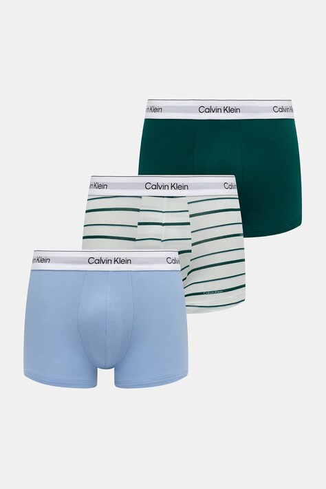 Calvin Klein Underwear bokserki 3-pack męskie kolor zielony LV00NB4392