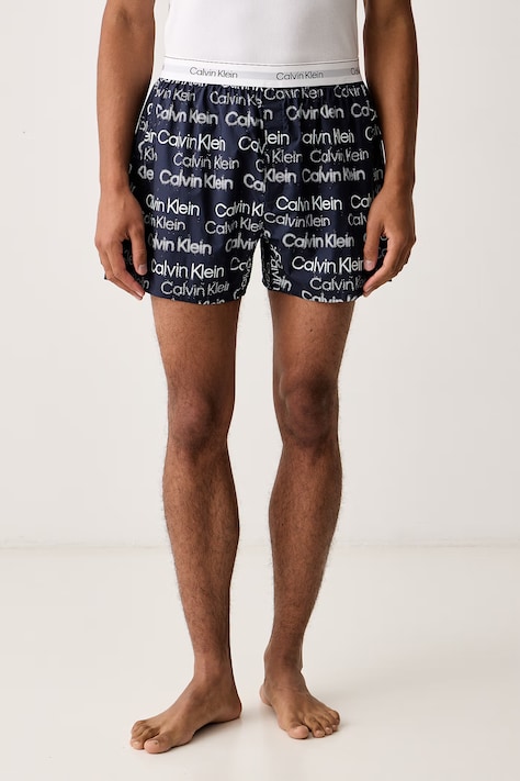 Calvin Klein Underwear Pyžamové šortky pánské šedé LV00NM2831