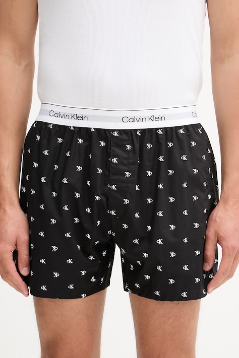 Calvin Klein Underwear pyžamové šortky pánske čierne LV00NM2831