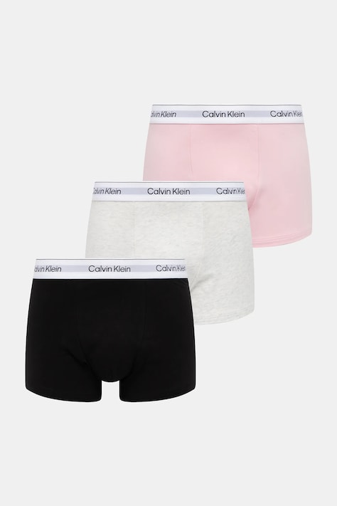 Boksarice Calvin Klein Underwear 3-pack bela barva, LV00NB4286