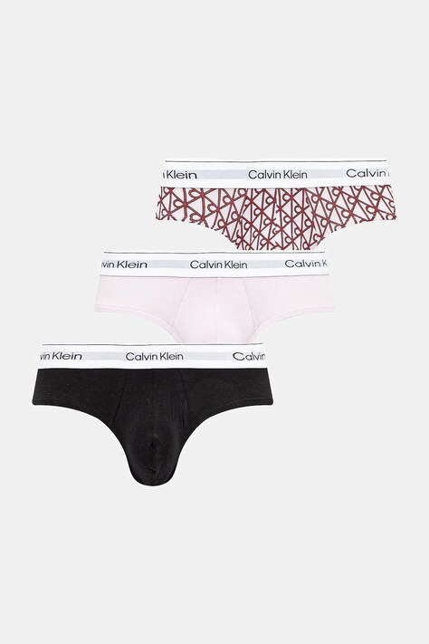 Calvin Klein Underwear slipy 3-pack męskie kolor różowy LV00NB4388
