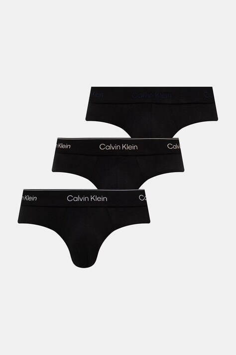 Calvin Klein Underwear priliehavé boxerky pánske bavlnené s elastanom 3-pak čierne LV00NB4388
