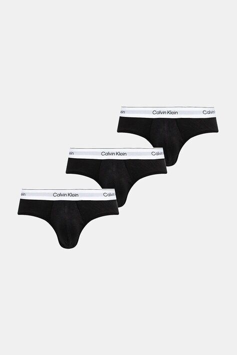 Calvin Klein Underwear slip 3-pack barbati, culoarea negru, LV00NB4388