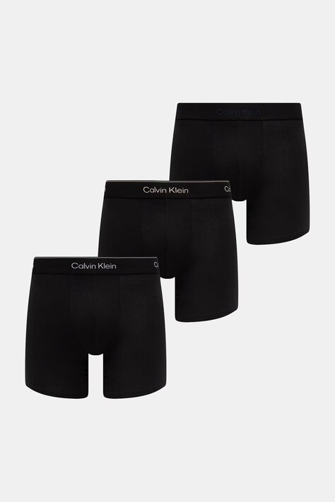 Calvin Klein Underwear bokserki męskie z bawełną 3-pack czarne LV00NB4394