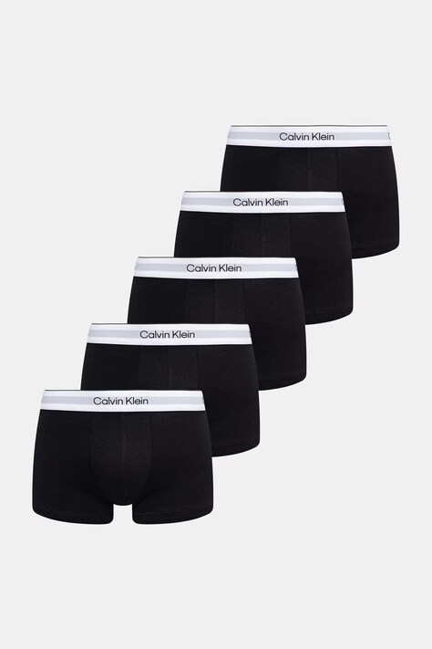 Calvin Klein Underwear bokserki męskie bawełniane z elastanem 5-pack czarne LV00NB4390