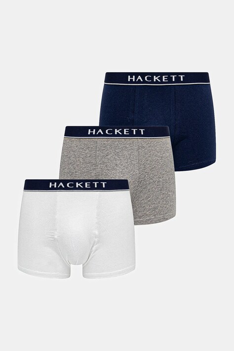 Боксери Hackett London 3-pack колір сірий HMU10718
