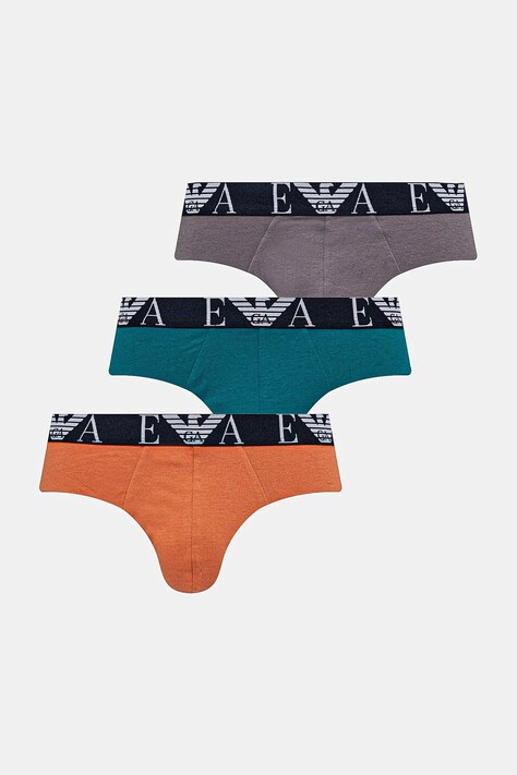 Emporio Armani Underwear slip 3-pack culoarea negru, EM000258 AF10778
