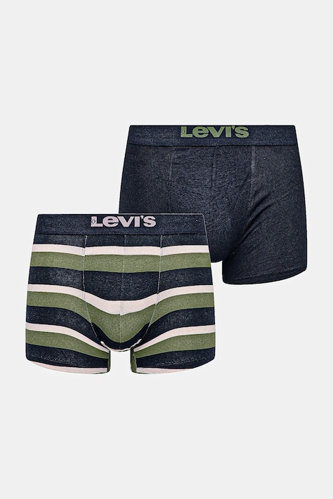 Boxerky Levi's 2-pak tmavomodrá farba, 37149-1110