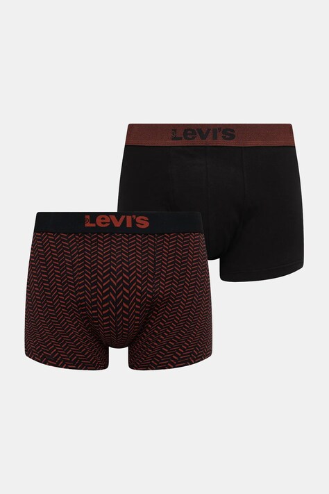 Боксерки Levi's (2 броя) мъжки в червено 37149-1113