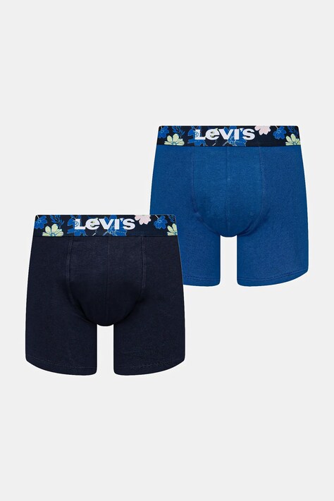 Levi's boxeri 2-pack culoarea bleumarin, 37149-1116