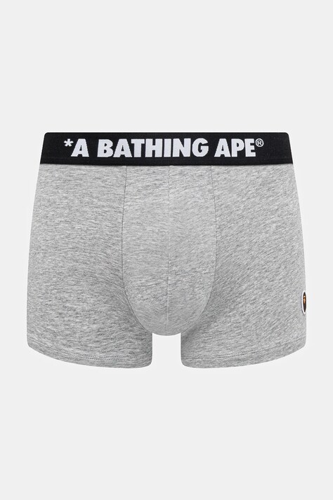 Boxerky A Bathing Ape One Point Trunks šedá barva, 1K80183301
