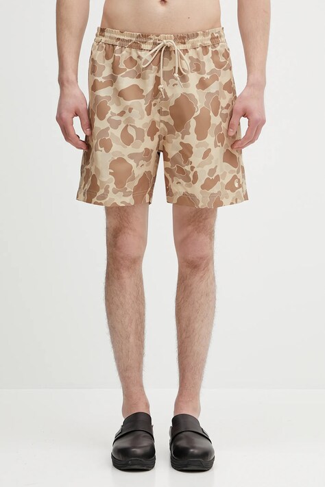 Carhartt WIP pantaloni scurți de baie Slater Swim Trunks culoarea bej, I035063.2R4XX