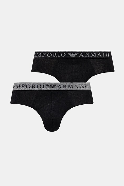 Spodní prádlo Emporio Armani Underwear 2-pack černá barva, EM000251 AF10776