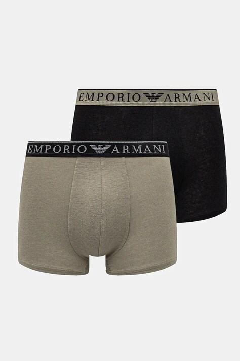 Emporio Armani Underwear boxeri 2-pack culoarea negru, EM000252 AF10776