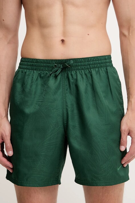 Nike pantaloni scurți de baie culoarea verde, NESSF507