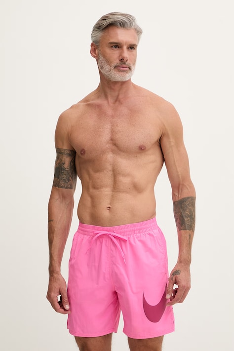 Nike pantaloni scurți de baie pentru bărbați roz NESSF508