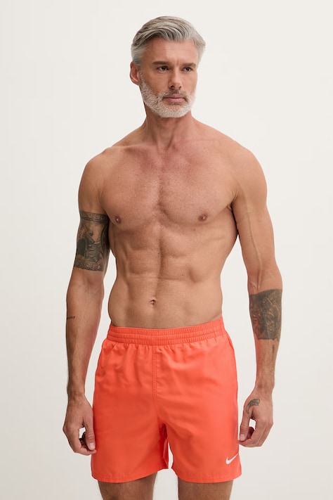 Nike koupací šortky pánské oranžové NESSF560