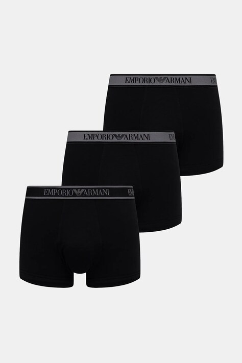 Emporio Armani Underwear bokserki 3-pack męskie kolor czarny EM000259 AF10779