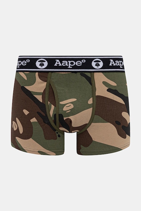 Боксерки AAPE Main в зелено AAPUWM5240XXN