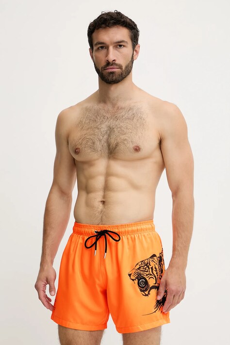 Плувни шорти PLEIN SPORT в оранжево PS25MBM06