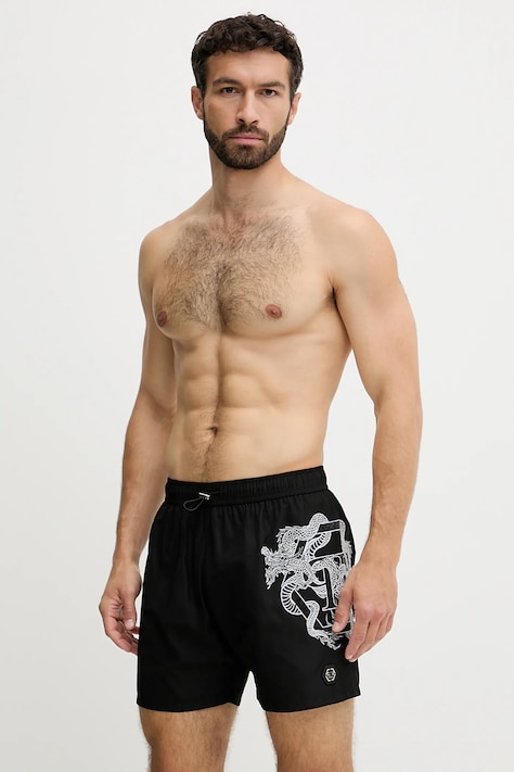 Купальные шорты Philipp Plein цвет чёрный PM25MBM01