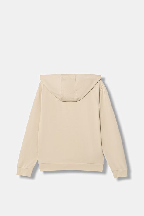 Дитяча бавовняна кофта EA7 Emporio Armani — SS25-BLB02T, бежевий — фото 2