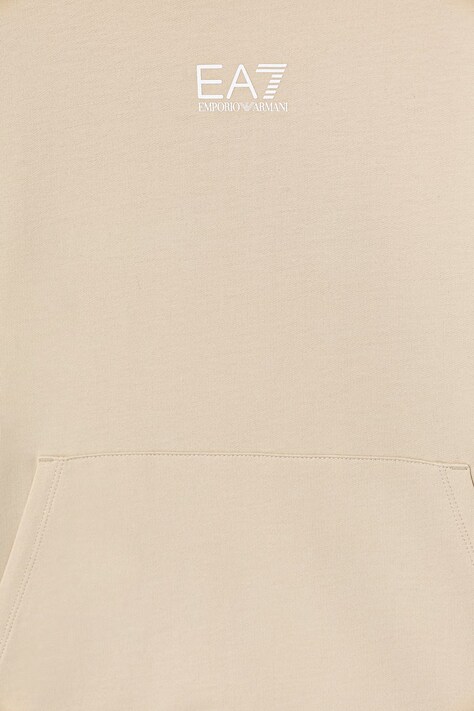 Дитяча бавовняна кофта EA7 Emporio Armani — SS25-BLB02T, бежевий — фото 3