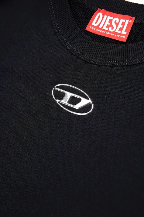 Дитяча бавовняна кофта Diesel SMACSISOD OVER SWEAT-SHIRT — фото 4