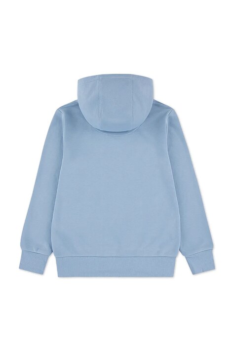 Levi's bluza dziecięca BATWING PULLOVER HOODIE kolor niebieski z kapturem z nadrukiem 9EE910