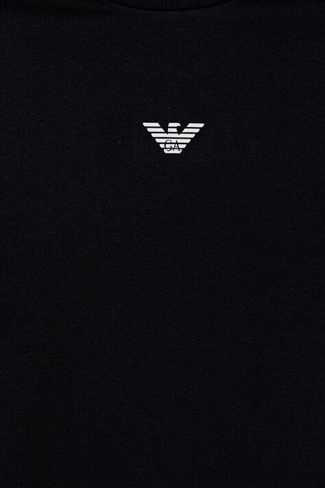 Дитяча кофта Emporio Armani — SS25-BLB09M, темно-синій — фото 3