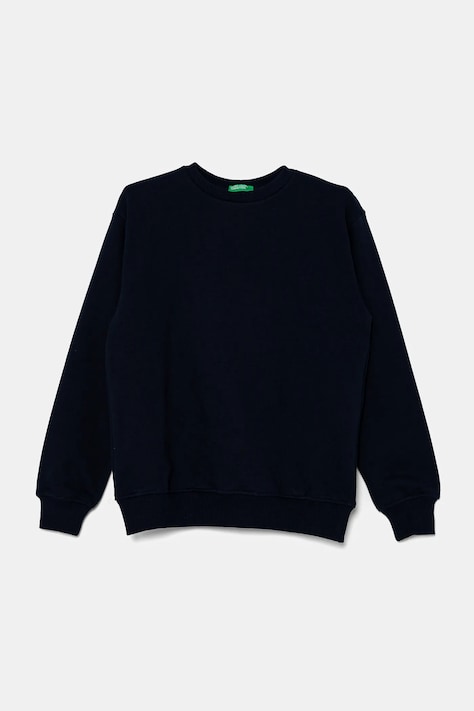 Dětská bavlněná mikina United Colors of Benetton tmavomodrá barva, s potiskem, 3UNIC10O3