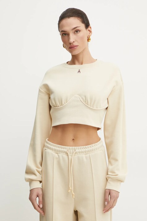 Patrizia Pepe bluza femei, culoarea bej, neted, 8M1694 J219