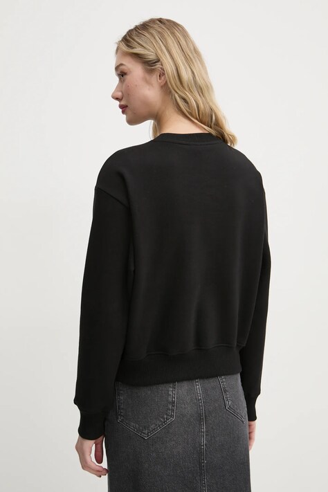Бавовняна кофта Karl Lagerfeld Jeans — SS25-BLD02P, чорний — фото 3