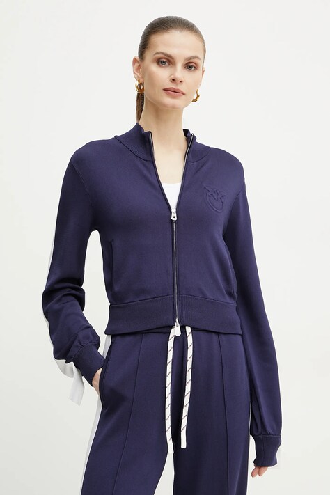 Kardigan Pinko tmavomodrá barva, lehký, 104738 A2FQ