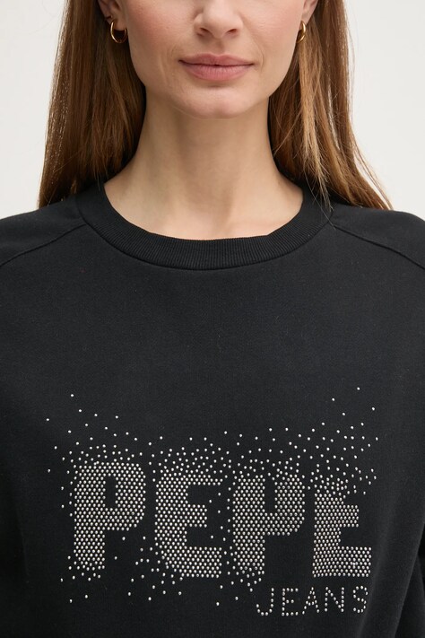 Кофта Pepe Jeans LUNA — SS25-BLD06W, чорний — фото 5