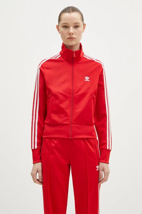 Кофта adidas Originals Adicolor Classics Firebird жіноча колір червоний з аплікацією IR8079