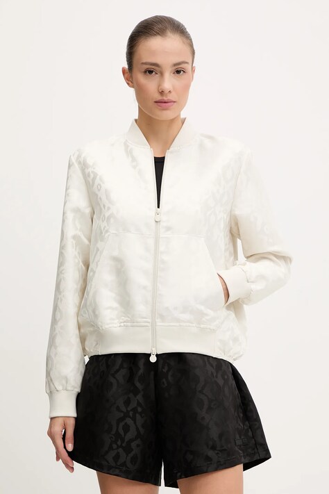 Куртка-бомбер EA7 Emporio Armani женская цвет серый переходная AF15382.7W000483