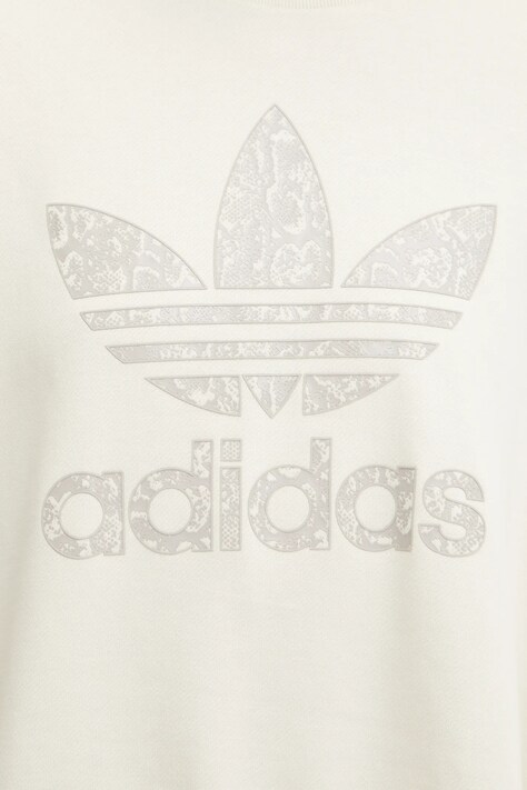 Бавовняна кофта adidas Originals SNAKE CREW — SS25-BLD0CL, бежевий — фото 6
