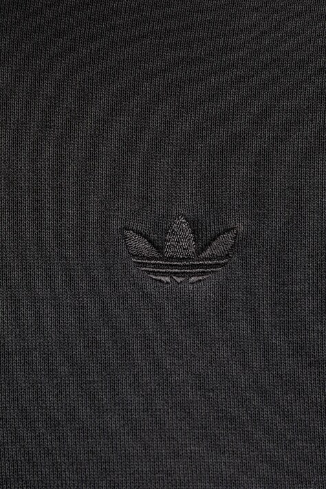 Бавовняна кофта adidas Originals Essential — SS25-BLD0D6, чорний — фото 5