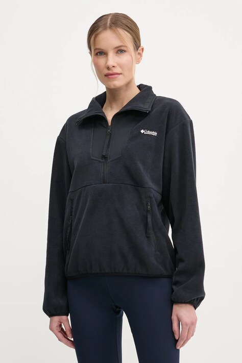 Columbia hanorac Sequoia Grove culoarea negru, neted, 2085453
