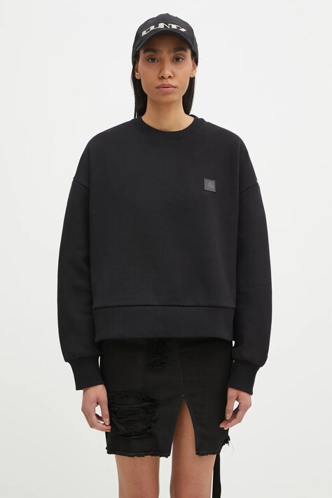 Carhartt WIP bluza Eldon Sweat damska kolor czarny gładka I034373.89XX
